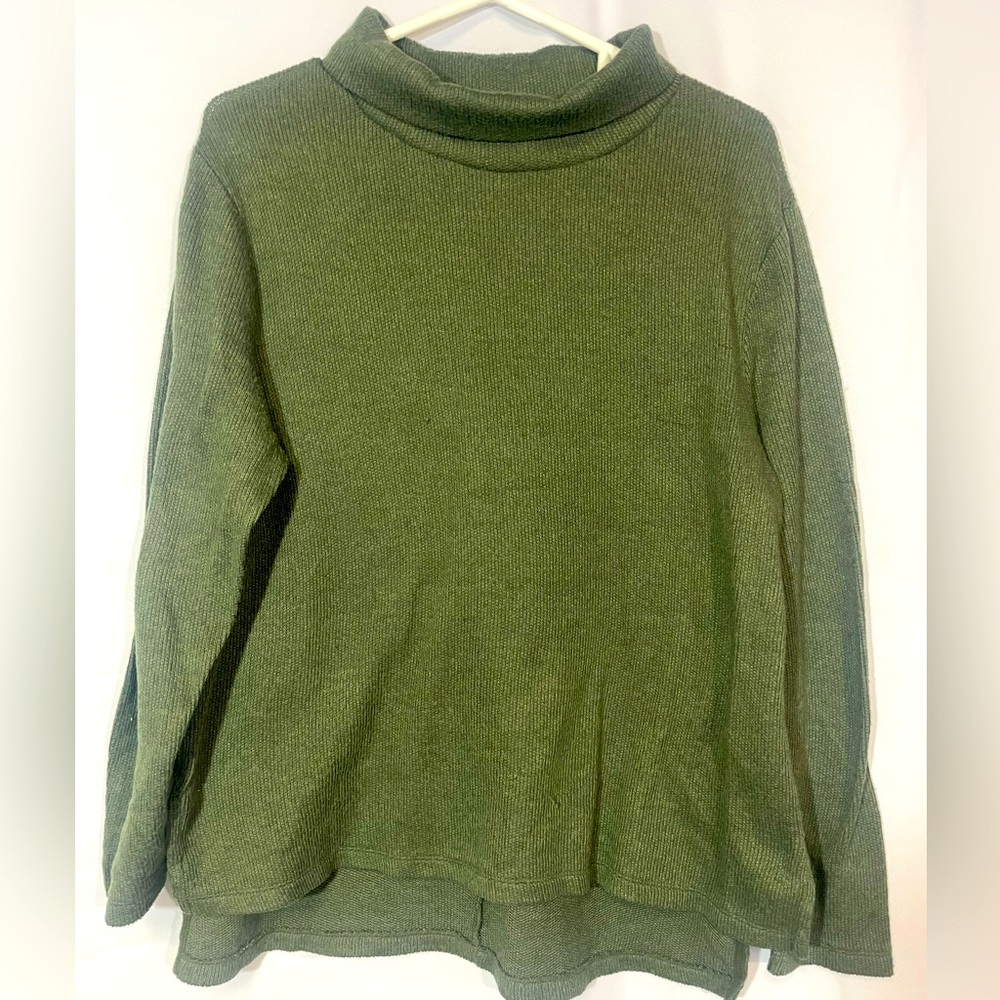 Ava & Viv Olive Green Turtle Neck Sweater size XL